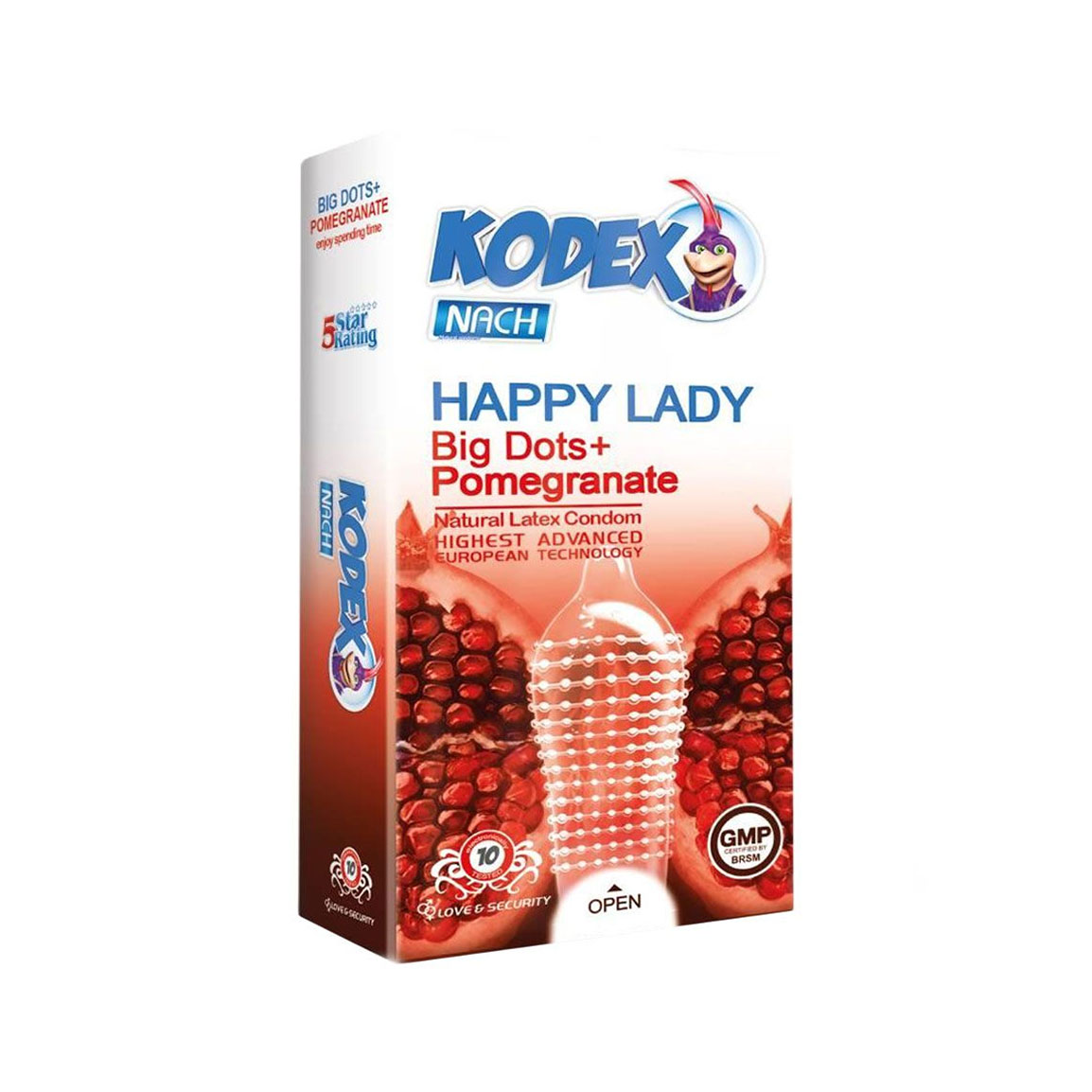 کاندوم Happy Lady خاردار - 10 عددی