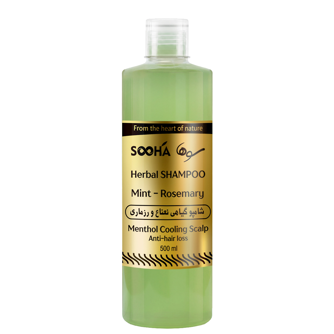 شامپو گیاهی سوها نعناع و رزماری - 500 میلی لیتر
